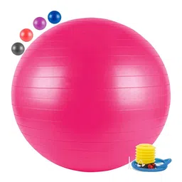 ZEVORA Blue Anti-Burst Exercise Gym Anti-Slip Balance Stability Ball With Pump-36