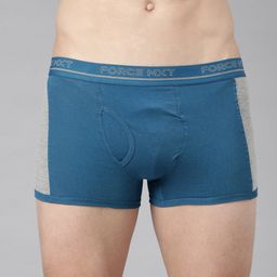 Force NXT Men Blue Solid Cotton Trunk MNFF-132-BLUE-picture-3