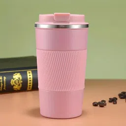 YELONA Pink Insulated Stainless Steel Coffee Tumbler 510ml-49