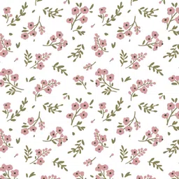 HOUZZCODE Off-White & Pink Set of 2 Room Darkening Window Curtains image 4
