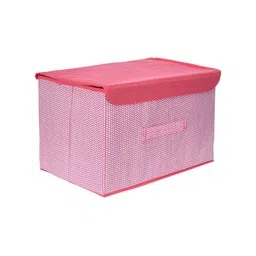 Kuber Industries White & Pink 4 Pieces Printed Multi-Utility Organisers image 4