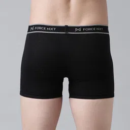 Force NXT Men Pack Of 3 Assorted Cotton Trunks With ULTRA FRESH Technology image 5