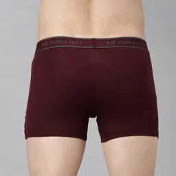 Force NXT Men Pack Of 3 Assorted Cotton Trunks With ULTRA FRESH Technology image 2