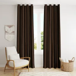 335 cm (11 ft) Polyester Room Darkening Long Door Curtain (Pack Of 2)-image-98