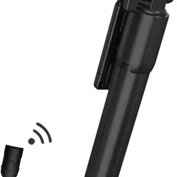 amesco Bluetooth Extendable Selfie Stick with Wireless Remote and 2 Level Fill Light for Making Vlog Videos, TIK Tok etc., and Tripod Stand Selfie Stick for Mobiles and All Smart Phones Gimbal Monopod, Tripod, Tripod Bracket-4