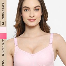 Floret Pack Of 2 Non Padded Seamless Bra-picture-37