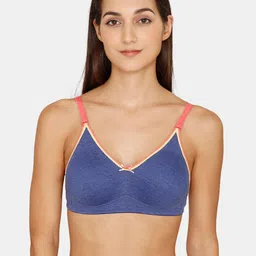 Zivame Women Blue Solid Tshirt Bra-picture-57
