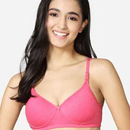 VStar Women Pink Solid Lightly Padded Medium Coverage Everyday Bra-picture-32
