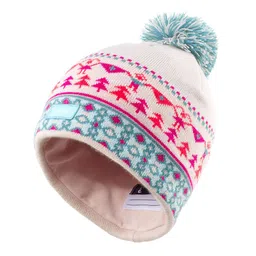 WEDZE By Decathlon Unisex Kids Printed Beanie-13
