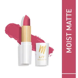 MyGlamm LIT Moist Lightweight & Hydrating Matte Lipstick - Pink Glamm-16