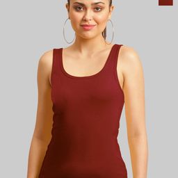 FBAR Pack Of 2 Scoop Neck Bio Wash Cotton Tank Tops-image-84