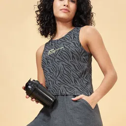 Ajile by Pantaloons Animal Print Cotton Tank Top-image-14