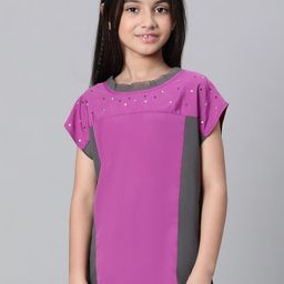 Oxolloxo Round Neck Extended Sleeves Top-image-47
