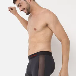 UnderJeans by Spykar Pack Of 2 Outer Elastic Trunk image 5