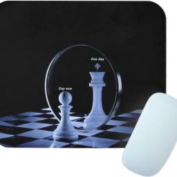Zipcartz Chess Theme Printed Mouse Pad for Office Desk, Home Setup, Gaming or Workstation Non Slip Base Mousepad-image-38