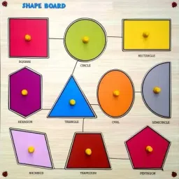 plus shine Geometric Shape Puzzles Learning Toys Sorting Blocks Board Game Pegboard Puzzle image 5