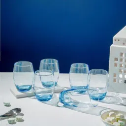 luminarc (Set of 6) 350 ml, Salto Ice Blue Water Glass-picture-24
