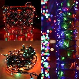 xenith 62 LEDs 16 m Multicolor Color Changing, Flickering, Steady String Rice Lights image 5