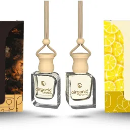 Aroma Swing Combo Offer : Oud Wonder & Lemon Bee Car Freshener Diffuser-12