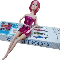 toyporium Fashionable Beautiful Elegant Doll with Movable Joints for Girls (Pack of 1)|90-picture-1