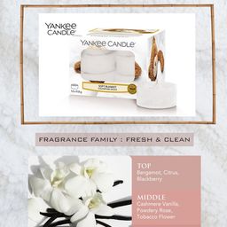 YANKEE CANDLE White Solid Scented  Candle image 2