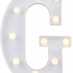 Marquee Alphabet Shaped Led Light (G) Pack of 1. Table Lamp-picture-2