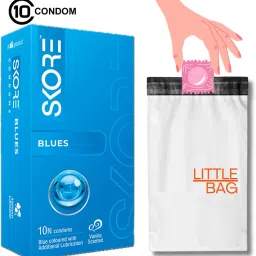 Blue Coloured With Condom Dispose Bags Condom-image-88