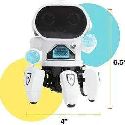meesaj Toy Robot Pioneer - Colorful Dancing Toy with Music and 360° Motion image 4