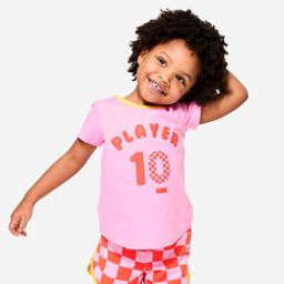 Kid's Unisex Multisports Cotton T-Shirt 100 - Begonia Pink-image-65
