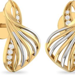 PC Jeweller The Delano Yellow Gold 22kt Stud Earring-image-27