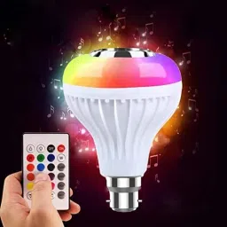 laxmi gold LED Wireless Light Smart Music Bulb for Party, Home, Halloween Decoration 5 W Bluetooth Party Speaker-1