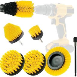 7PCS Drill Brush Attachment Electric Drill Brush Cleaning Brush Kit 7PCS Drill Brush Attachment Electric Drill Brush Cleaning Brush Kit Extension-12