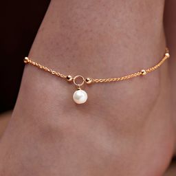 MINUTIAE Gold-Plated Anklet-48