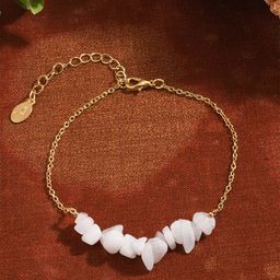 Accessorize Artificial Beads Single Anklet image 1