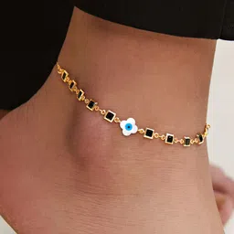 MINUTIAE Gold-Plated Crystals Anklet-picture-47