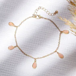 Accessorize Crystals Single Anklet-32