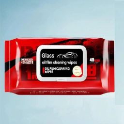 CrystalClear Car Glass Wipes – Oil Film & Streak Remover (40 PCS) Solid Handheld Vehicle Glass Cleaner-image-81