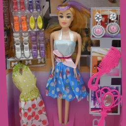 Shine Girl Doll Set Fashion Doll (Multicolor)-22