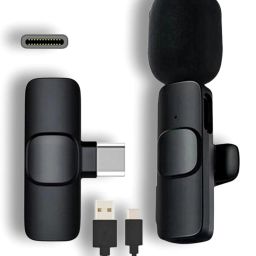 WIRKLICH K8 Clip-On Wireless Microphone for Vlogging, Video Recording, and Live Streaming Camera Microphone-image-39
