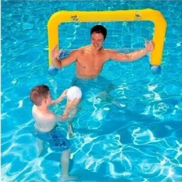Inflatable (IND*58) Set Water Polo Game for Pool Multicolor Inflatable Hoppers & Bouncer-33
