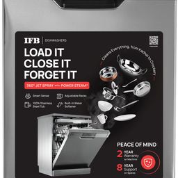 Neptune SX1 Free Standing 15 Place Settings with Germ-Free Hygienic Wash, Made for Indian Kitchens, Steam Drying, Energy Efficient Dishwasher-image-82