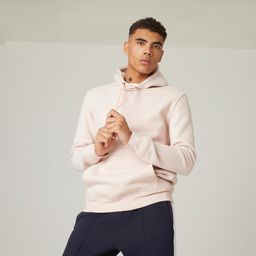 domyos Men's Sweatshirt Hoodie 500 For Gym-Pink-picture-46