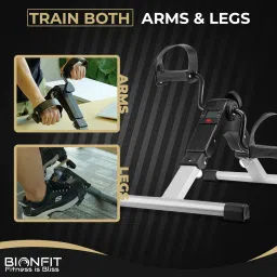 bionfit Mini Exercise cycle for Home with Adjustable Resistance, Exercise Bike Mini Pedal Exerciser Cycle image 4