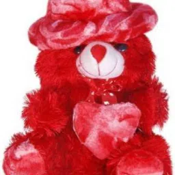 Cap Teddy Bear - 32 cm (Red)- 23 cm-picture-26