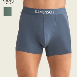 DAMENSCH Men Pack Of 2 Deo-Cotton Anti-Bacterial Moisture-Free Trunks DAM-CTST-T-BUB-DIG-picture-17