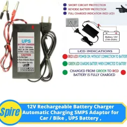 12V Rechargeable Battery Charger Automatic Charging SMPS Adaptor for Square Wave Inverter-image-11