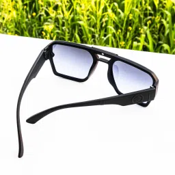 jiebo UV Protection Rectangular Sunglasses (Free Size) image 4