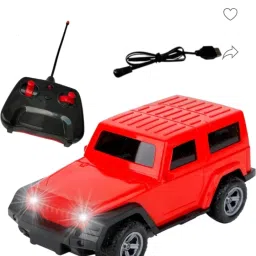 Musical R/C Thar Car Toy for Kids Multicolour-image-52