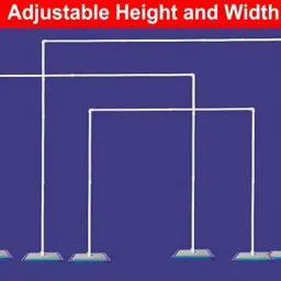 White Rectangle Arch Balloon Decoration Stand-image-7