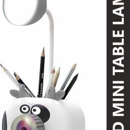 Mini Rechargeable Study Table LED Desk Lamp Pen Holder Pencil Sharpening Study Lamp-image-10